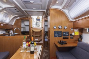 sailing boat interior in tenerife